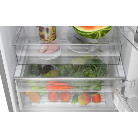 BOSCH KGN492LAF Ελέυθερος Ψυγειοκαταψύκτης 203cm Inox